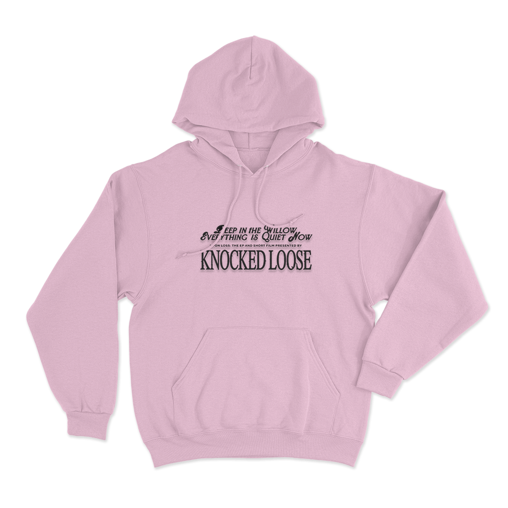 Knocked Loose Quiet Now Unisex Hoodie Pink Knocked Loose Quiet Now Unisex Hoodie Pink
