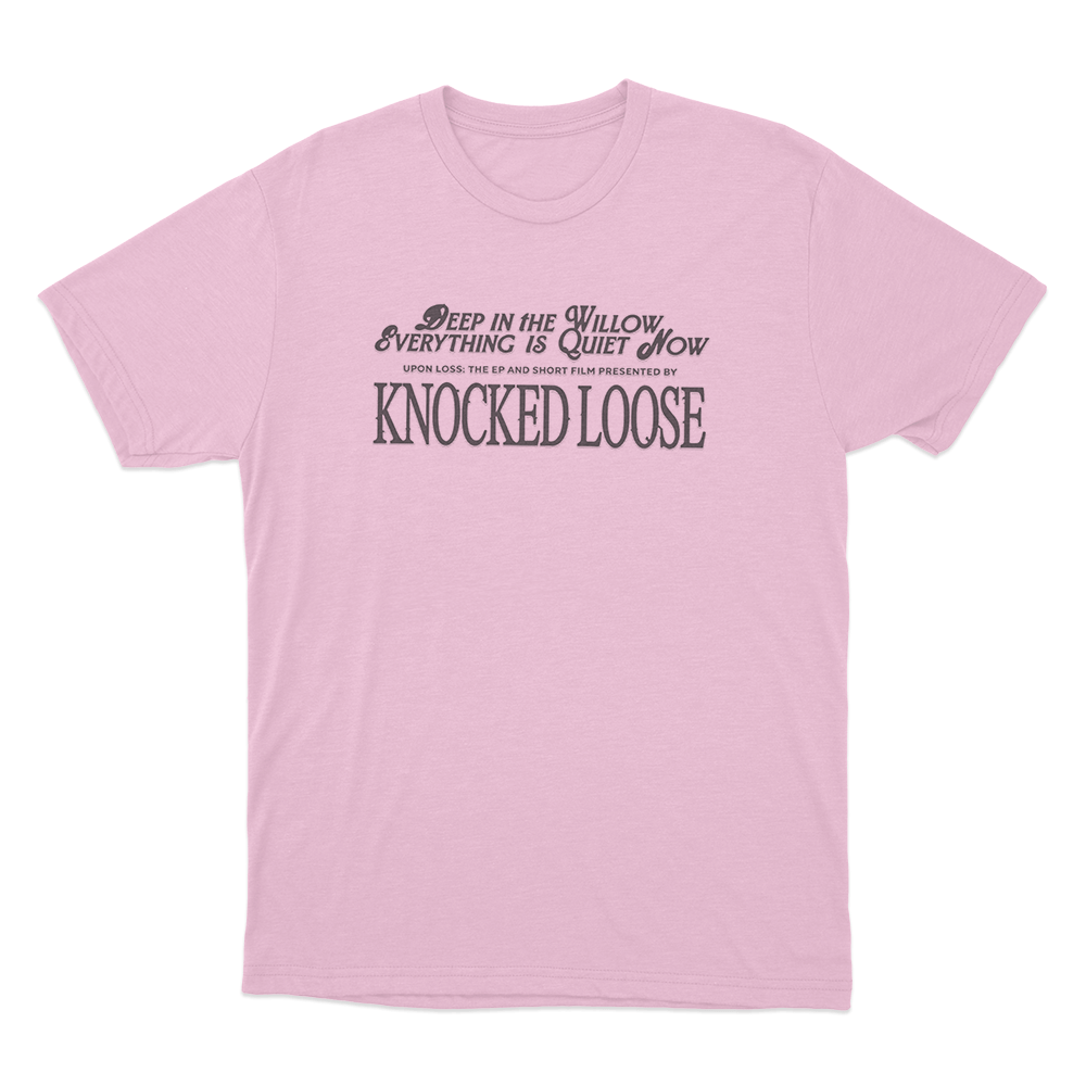 Knocked Loose Quiet Now Unisex T Shirt Pink Knocked Loose Quiet Now Unisex T Shirt Pink