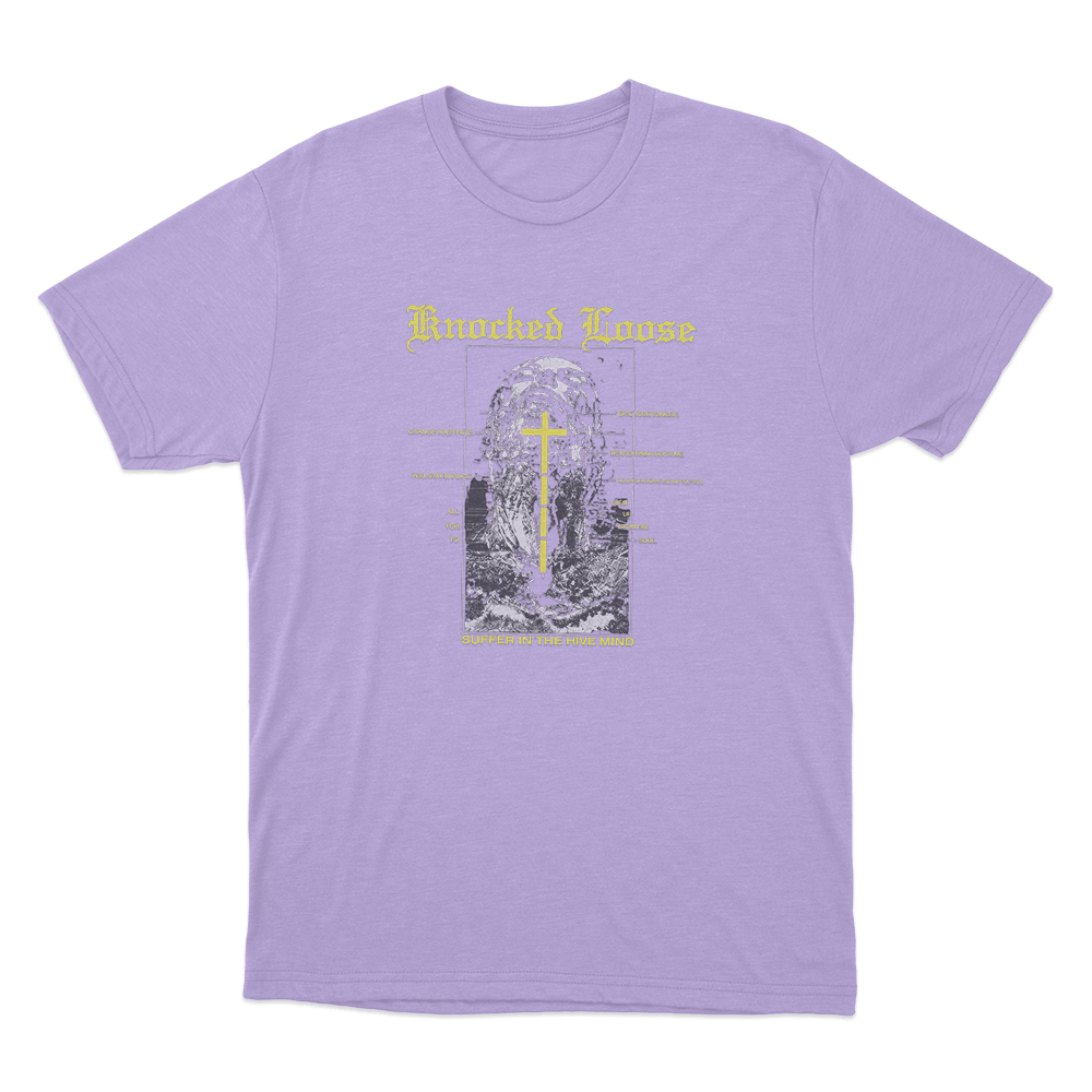 Knocked Loose Suffer In The Hive Mind Unisex T Shirt Purple Knocked Loose Suffer In The Hive Mind Unisex T Shirt Purple