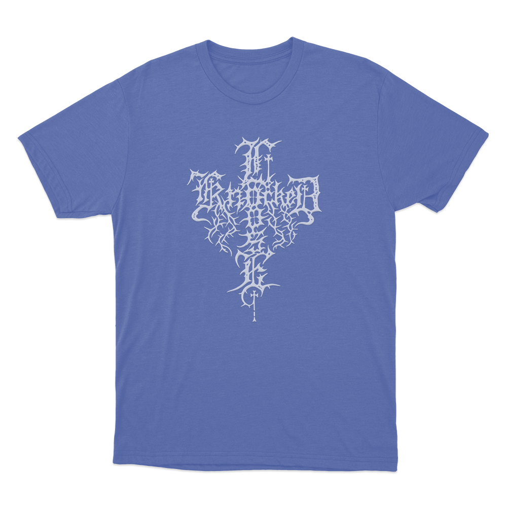 Knocked Loose Thorn Cross Logo Unisex T Shirt Blue Knocked Loose Thorn Cross Logo Unisex T Shirt Blue