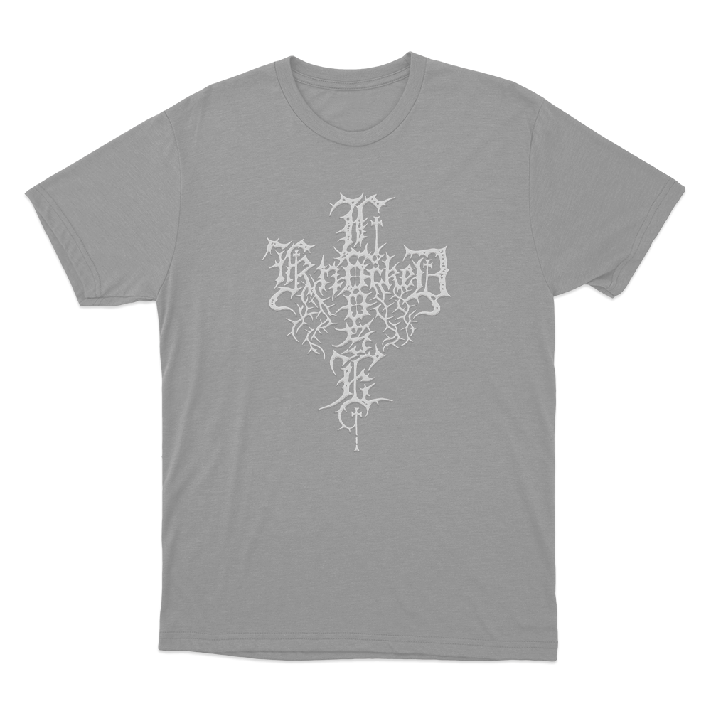 Knocked Loose Thorn Cross Logo Unisex T Shirt Grey Knocked Loose Thorn Cross Logo Unisex T Shirt Grey
