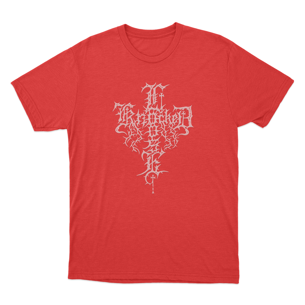 Knocked Loose Thorn Cross Logo Unisex T Shirt Red Knocked Loose Thorn Cross Logo Unisex T Shirt Red