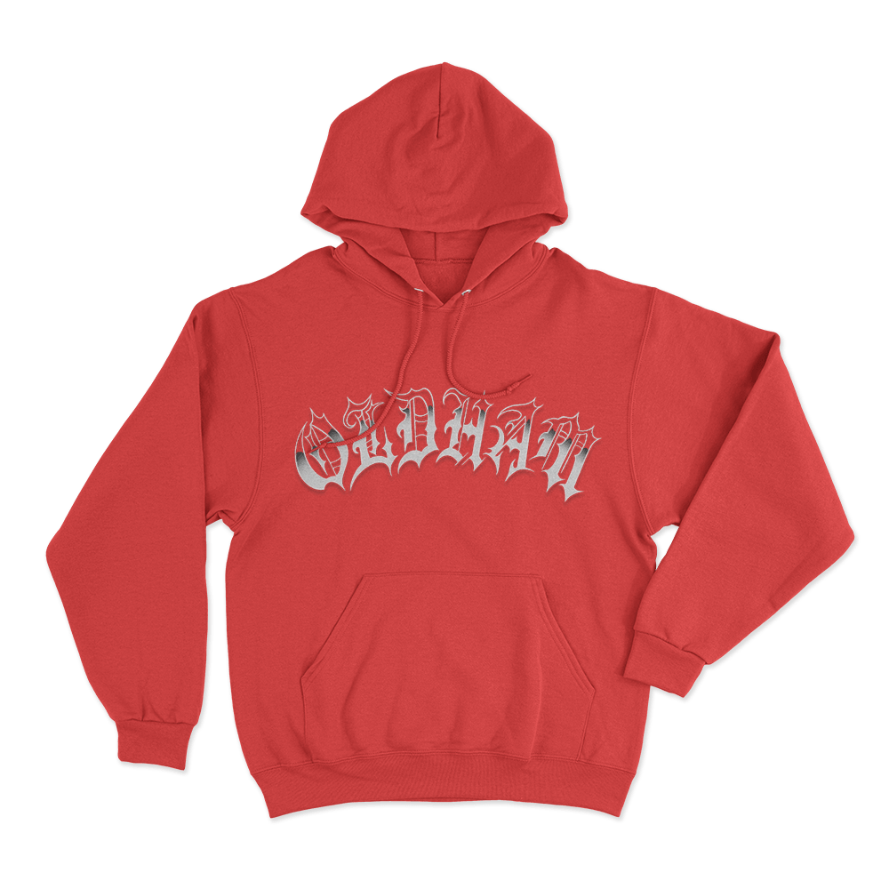 Oldham Unisex Hoodie Red Oldham Unisex Hoodie Red