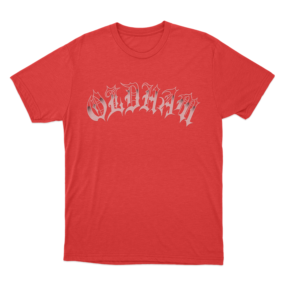 Oldham Unisex T Shirt Red Oldham Unisex T Shirt Red